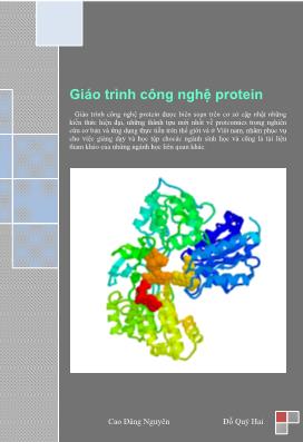 Giáo trình Công nghệ protein