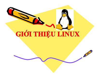 Hệ điều hành - Giới thiệu Linux