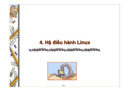 Hệ điều hành - Hệ điều hành Linux
