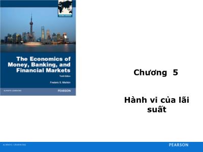 Kinh tế phát triển - Chương 5: Hành vi của lãi suất