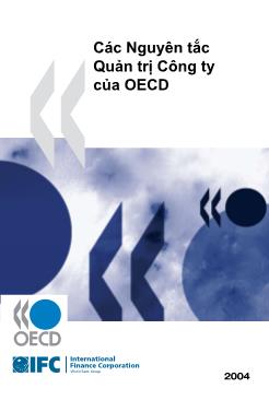 Quản trị kinh doanh - Các nguyên tắc quản trị công ty của Oecd