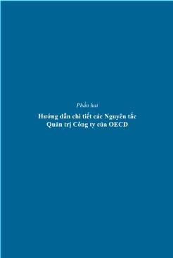 Quản trị kinh doanh - Hướng dẫn chi tiết các nguyên tắc quản trị công ty của Oecd