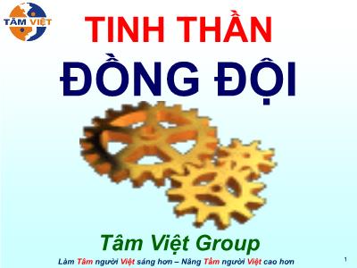 Quản trị kinh doanh - Tinh thần đồng đội