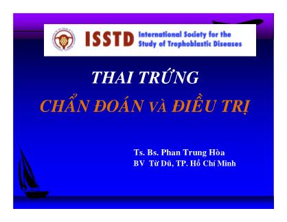 Thai trứng chẩn đoán và điều trị