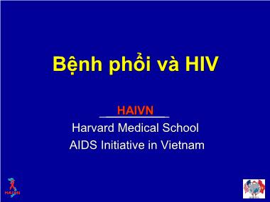 Y đa khoa - Bệnh phổi và HIV