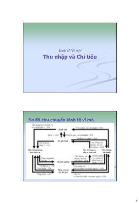 Kinh tế vĩ mô - Thu nhập và chi tiêu