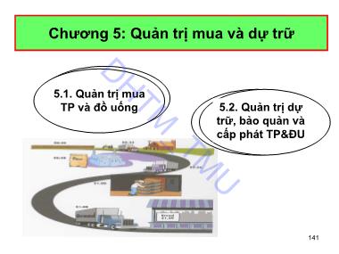 Quản trị kinh doanh - Chương 5: Quản trị mua và dự trữ