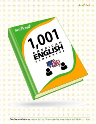 1001 câu đàm thoại tiếng Anh thông dụng nhất