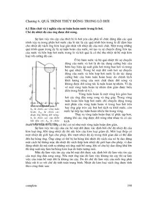 Giáo trình Lò hơi - Chương 6: Quá trình thủy động trong lò hơi