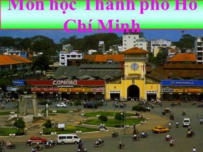 Lịch sử Sài gòn thành phố Hồ Chí Minh