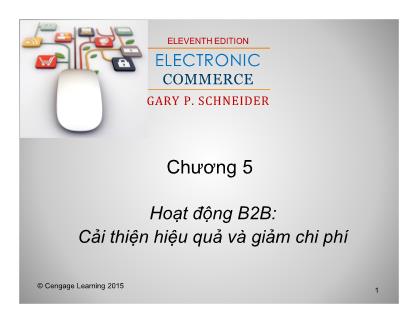 Thương mại điện tử - Chương 5: Hoạt động B2B: Cải thiện hiệu quả và giảm chi phí