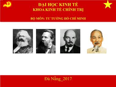 Bài giảng Tư tưởng Hồ Chí Minh - Chương V: Tư tưởng Hồ Chí Minh về đại đoàn kết dân tộc, kết hợp sức mạnh dân tộc và sức mạnh thời đại