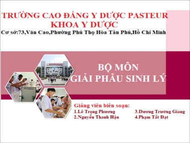 Bài giảng Giải phẫu sinh lý - Bài 4: Giải phẫu sinh lý hệ tuần hoàn