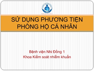 Bài giảng Sử dụng phương tiện phòng hộ cá nhân