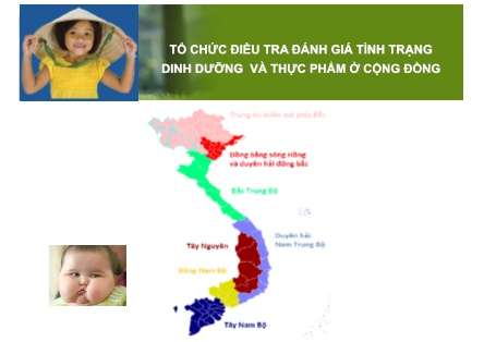 Tổ chức điều tra đánh giá tình trạng dinh dưỡng và thực phẩm ở cộng đồng